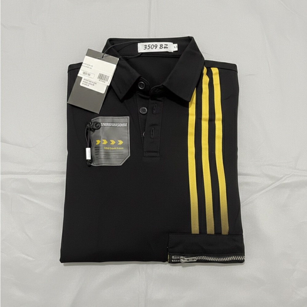 Black and Yellow Kids Polo Shirt size 5T boys